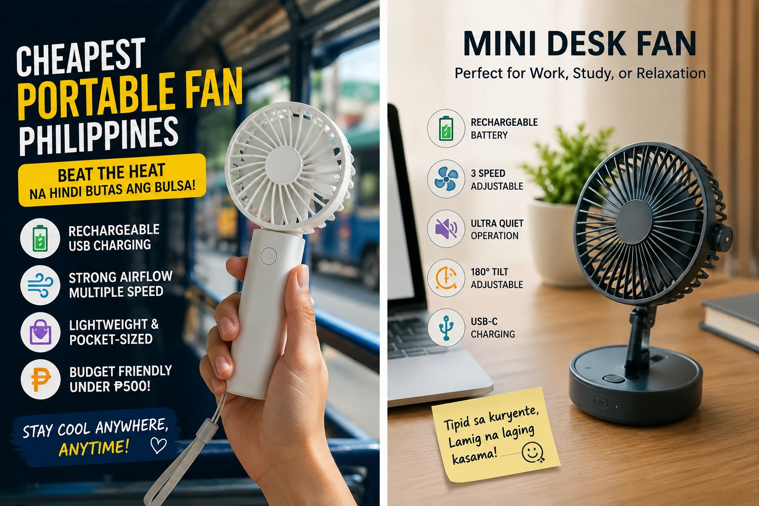 Cheapest Portable Fan Philippines 2026 Blog Image - Featured