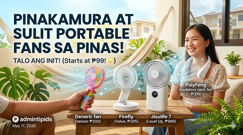 Cheapest Portable Fan Philippines Featured Image